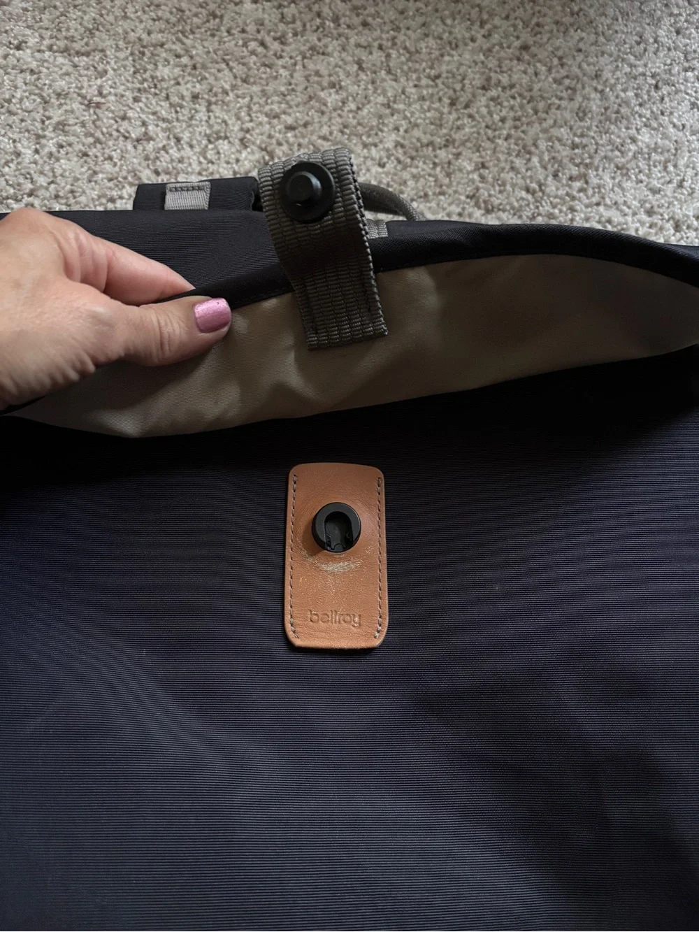 Bellroy Oslo Slim Laptop Backpack Water Repellent 16L Compact Daypack Charcoal